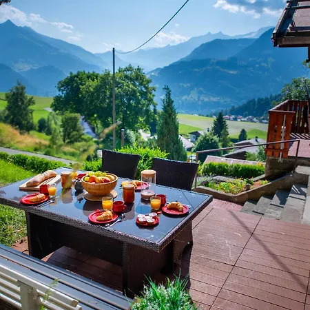 Appartement Cosy Avec Sauna & Terrasses Alpines